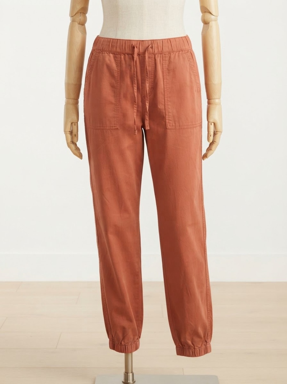 Sanctuary Terracotta Drawstring Utility Joggers